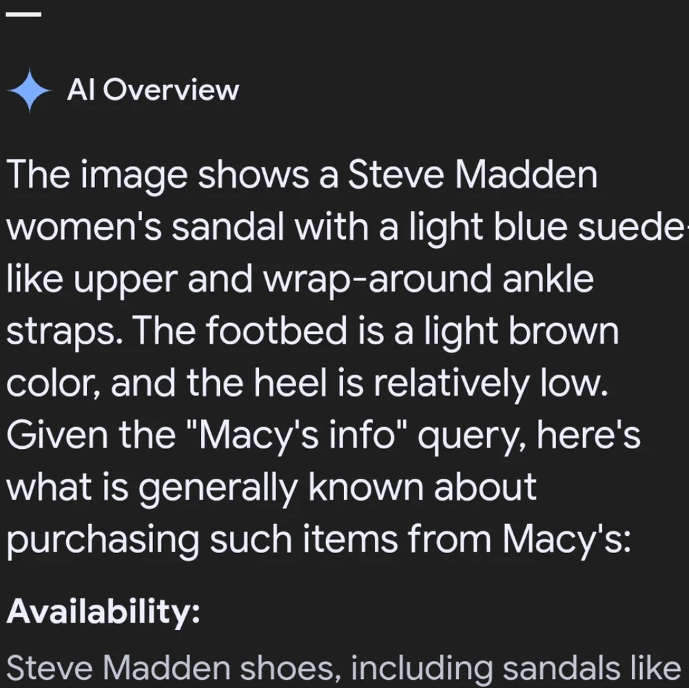 Steve Madden Blue Suede Lace-Up Sandals - Picture 7 of 7